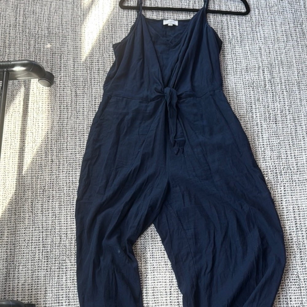 LOFT Navy Jumpsuit